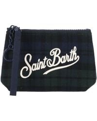 MC2 Saint Barth - Aline Mini Wool Tartan 5161 Emb - Lyst