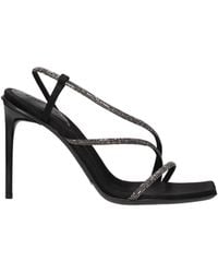 Max Mara - Stark Leather Sandals - Lyst