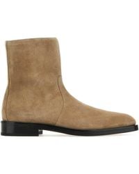 Ferragamo - Solid Slip On Boots - Lyst