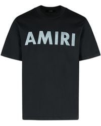Amiri - Camiseta de algodón negro - Lyst