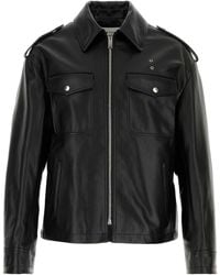 McQueen - Leather Jacket - Lyst
