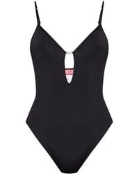 DIESEL - Body Ufby-Oval-D-Bodysuit - Lyst