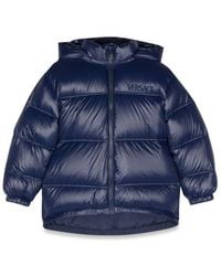 Versace - Down Jacket With Logo - Lyst