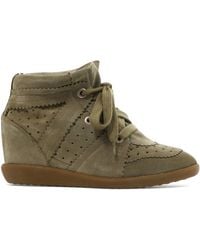 Isabel Marant - Bobby Leather Sneakers - Lyst