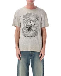 Golden Goose - Vintage Print Cotton T-Shirt - Lyst