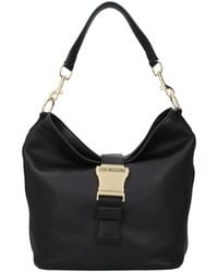 Love Moschino - Borse A Mano Donna Poliuretano Nero - Lyst
