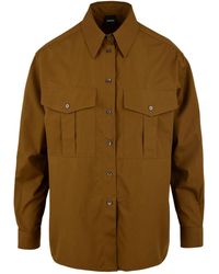 Aspesi - Camisas de marrón - Lyst
