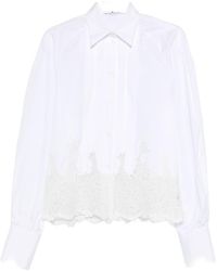 Ermanno Scervino - Cotton Embroidered Shirt - Lyst