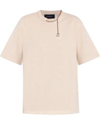 Sportmax - Chain-Embellished T-Shirt - Lyst