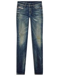 DIESEL - Skinny Jeans Low Waist 1979 Sleenker - Lyst