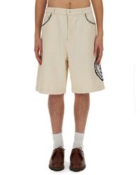 Drole de Monsieur - Cotton Bermuda Shorts - Lyst
