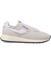 Autry - Reelwind Low Hay Nylon & Suede Sneakers - Lyst