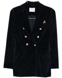 Circolo 1901 - Cotton Double-Breasted Jacket - Lyst