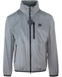 Blauer - Giacca Nastrata Farrin Grigio - Lyst