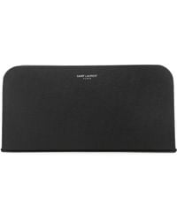 Saint Laurent - Leather Wallet - Lyst