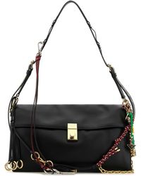 Prada - Leather Large Soft Sound Shoulder Bag - Lyst