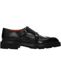 Santoni - Leather Derby - Lyst