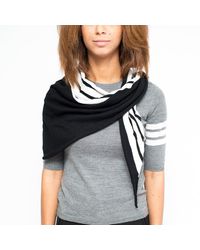LA ROSE - Bufandas Negro - Lyst