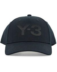 Y-3 - Cotton Baseball Cap With Curved Brim Adjustable - Lyst