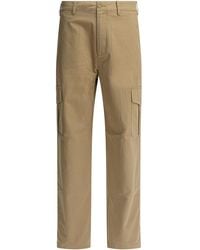 Vince - Cotton And Linen Cargo Trousers - Lyst