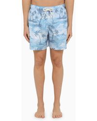 Palm Angels - Swimming Costume With Sunset Print - Lyst