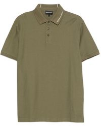 Emporio Armani - Cotton Polo Shirt - Lyst