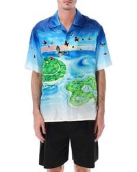 CASABLANCA - Beyond Destiny Silk Shirt - Lyst