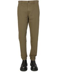 Aspesi - Straight-Leg Chino Pants With Zipper - Lyst