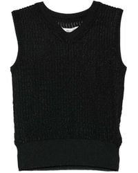 Maison Margiela - Trägershirt mit rundem Ausschnitt - Lyst