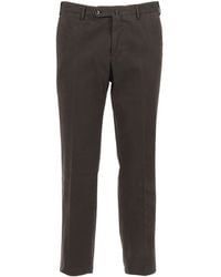 PT01 - Slim, Flat Front, Diagonal Pockets, Unfinished - Lyst