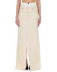 Maison Margiela - Buttoned Long Skirt - Lyst