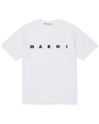 Marni - T-Shirt With Logo - Lyst
