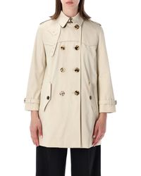 Burberry - Short Trench Coat - Lyst