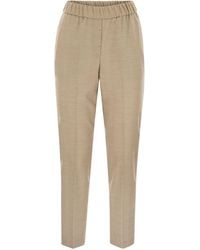 Peserico - Stretch Virgin Wool Trousers - Lyst