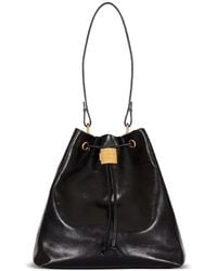 Balmain - Pulse Calfskin Leather Backpack - Lyst