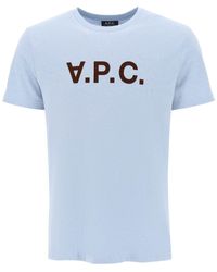 A.P.C. - V.P.C. Logo T -Shirt - Lyst