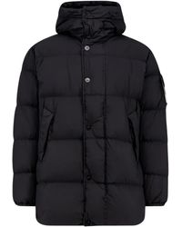 Stone Island - Coats schwarz - Lyst