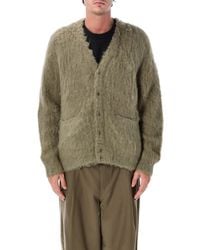 Obey - Fuzzy Button-Front Cardigan - Lyst