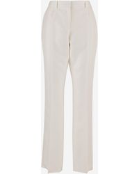 Balenciaga - Op Maat Gemaakte Slim-fit Broek Van Wol En Zijde - Lyst