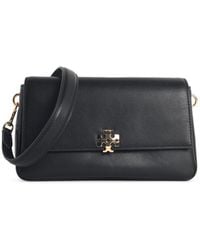 Tory Burch - Small 'Charlie' Suede Shoulder Bag - Lyst