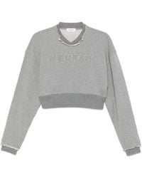 McQueen - Classic Crewneck Sweatshirt - Lyst