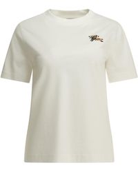 Burberry - Knight Check Crew-Neck T-Shirt - Lyst