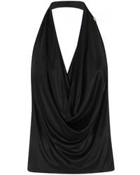 Elisabetta Franchi - Sleeveless Tops - Lyst