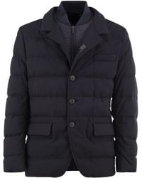 Fay - Stretch Nylon Down Blazer - Lyst