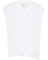 forte_forte - Voile Cotton And Silk Shirt - Lyst
