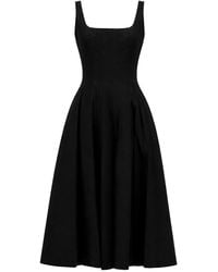 STAUD - Dress Ellison Viscose - Lyst