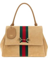 Gucci - Suede Medium Paparazzo Handbag - Lyst