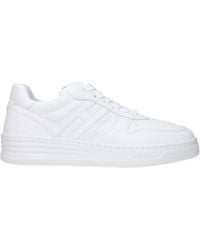 Hogan - Sneakers H630 Donna Pelle Bianco - Lyst