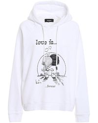 DSquared² - Love Is Forever-sweatshirt Met Print - Lyst