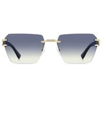 DSquared² - Zonnebril D2 0173/s J5 G Goud/blauw Gradiënt Herens - Lyst